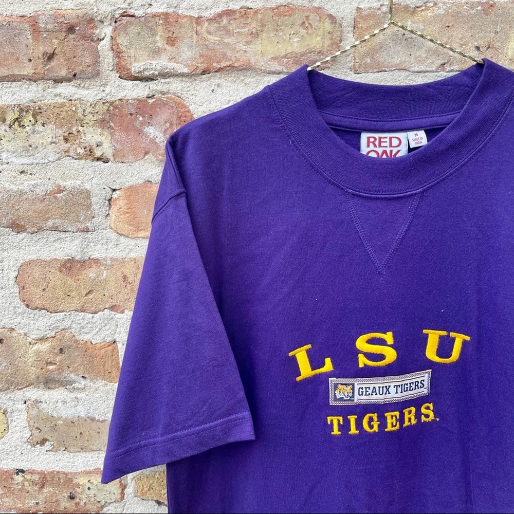 LSU T Shirt Embroidered